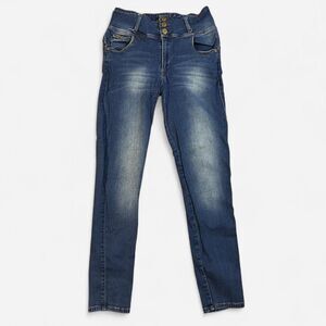 Big-john Women's Blue and Navy Jeans
